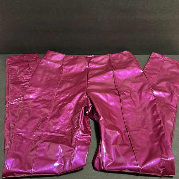 Fashion Nova Latex Pant Set - Picture 4 of 5